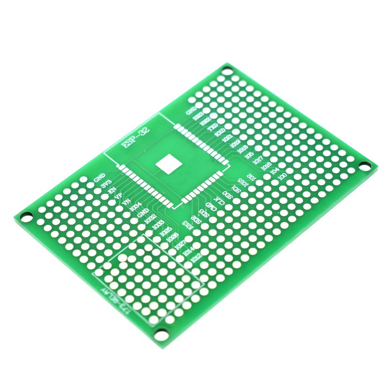 Esp8266 - Двухсторонняя Прототипная печатная плата 5x7 см,