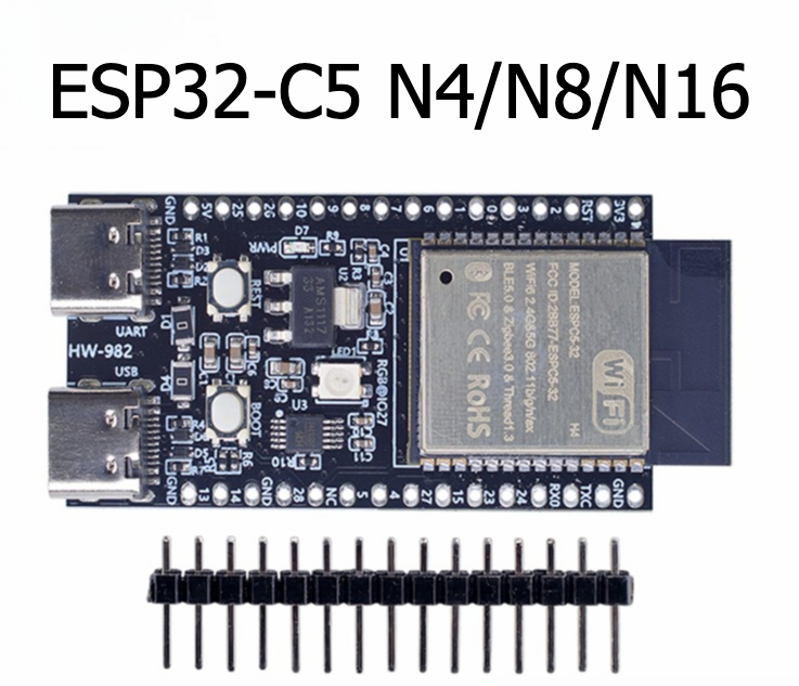 Esp32 Uart Module - Плата разработки Esp32-c5-devkitc-1 N4/N8/N6 с поддержкой