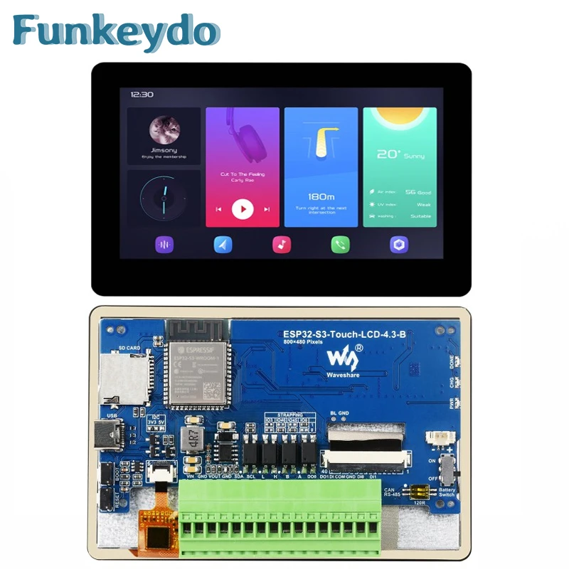 Esp32 P4 - Waveshare ESP32-S3 4,3-дюймовый IPS сенсорный ЖК-дисплей
