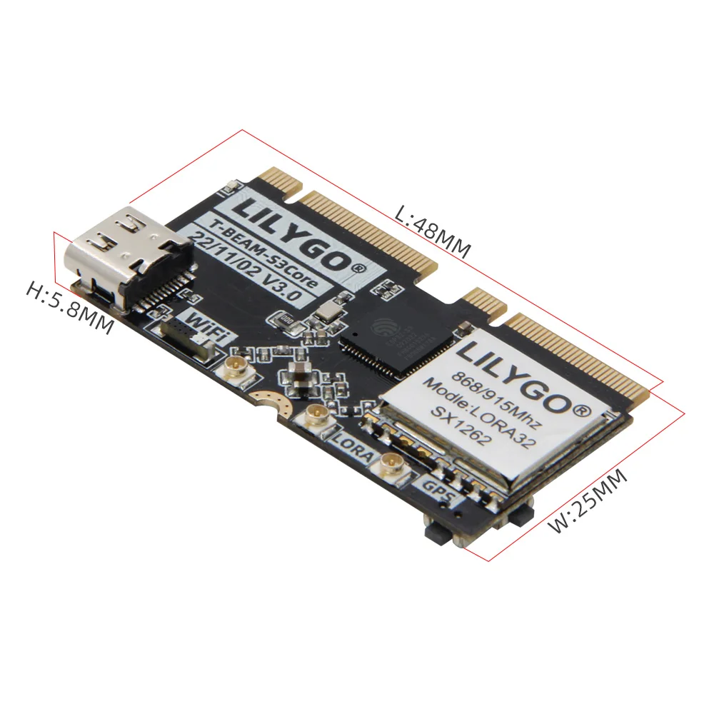 LILYGO T-BEAM-CORE V3.0 L76K U – обзор и цена Esp32 Development Board