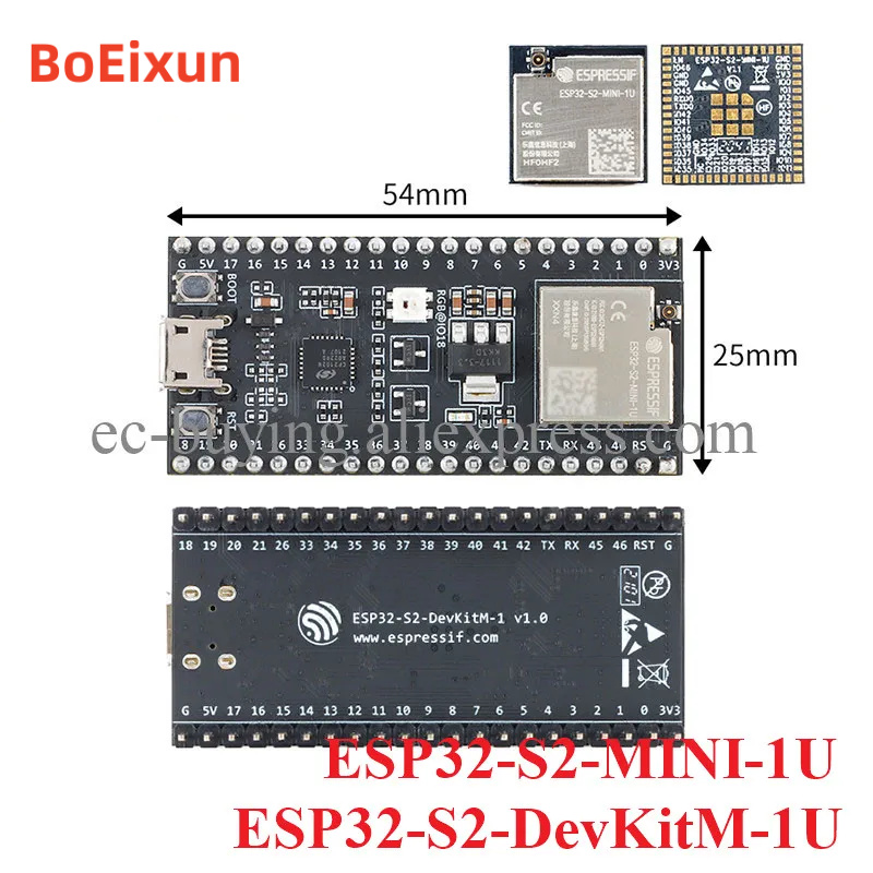 ESP32-S2-DevKitM-1U Макетная п – обзор и цена Esp32 S2