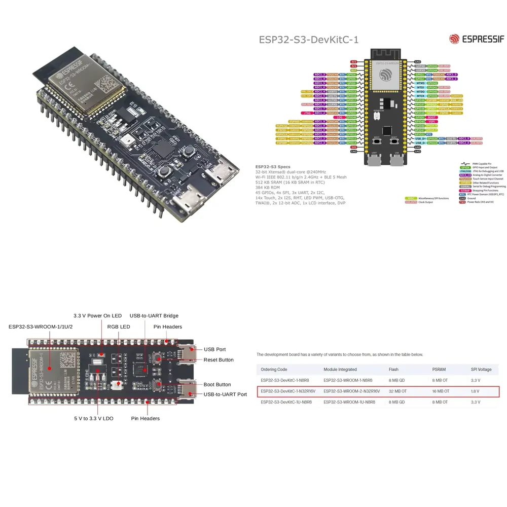 Плата разработки Espressif ESP – обзор и цена Esp32 S3