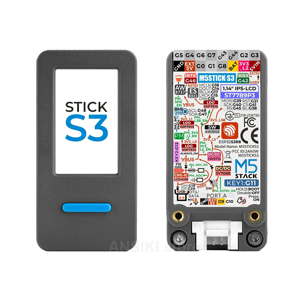 M5Stack M5StickS3 ESP32-S3: По – обзор и цена Esp32 S3