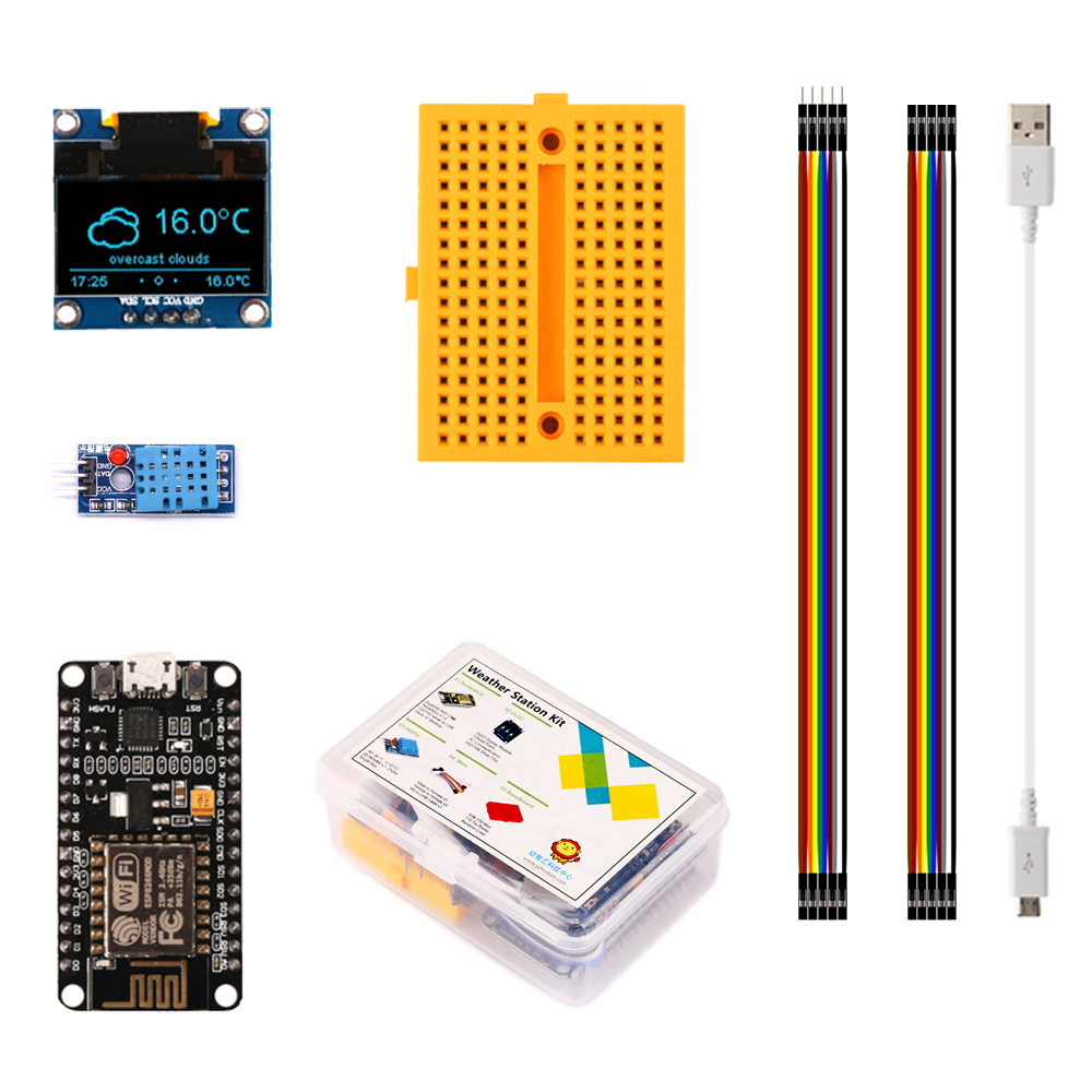 Метеостанция ESP8266, набор «с – обзор и цена Esp8266 Nodemcu