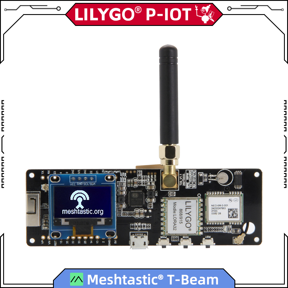 LILYGO® TTGO Meshtastic T-Beam – обзор и цена Espressif Esp32